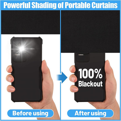 Portable Travel 100 Blackout Suction Cups Self-adhesive DIY Curtains